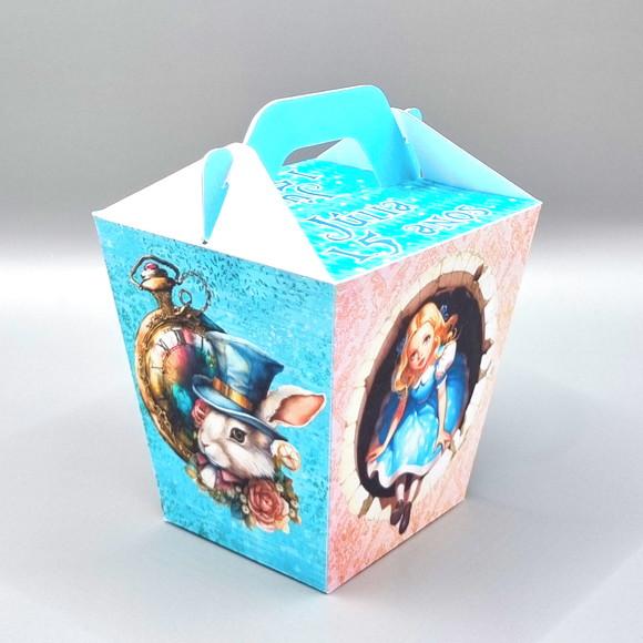 Kit Caixas Personalizadas 20 Pç Alice no País das Maravilhas