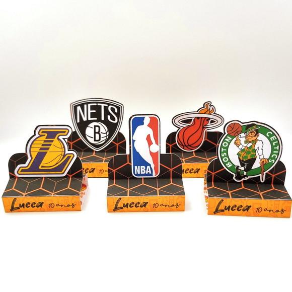 Kit com 20 Caixas Bis Duplo - Basquete Nba