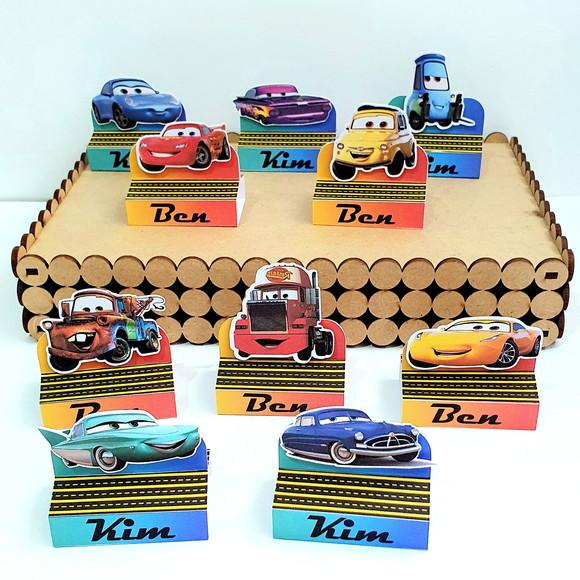 Kit com 20 Caixas Bis Duplo - Carros