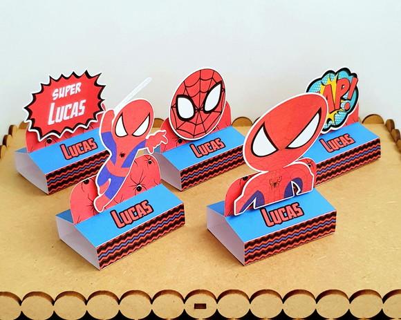 Kit com 20 Caixas Bis Duplo - Homem Aranha Baby