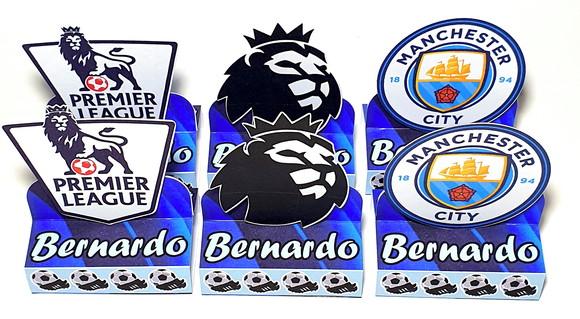 Kit com 20 Caixas Bis Duplo - Manchester City