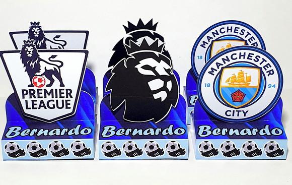 Kit com 20 Caixas Bis Duplo - Manchester City