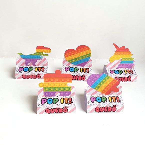 Kit com 20 Caixas Bis Duplo - Pop It