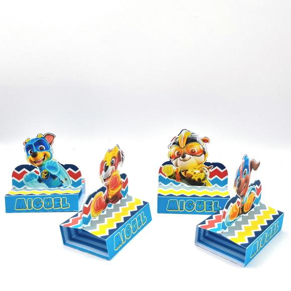 Kit com 20 Caixas Bis Duplo - Patrulha Canina Super Filhotes