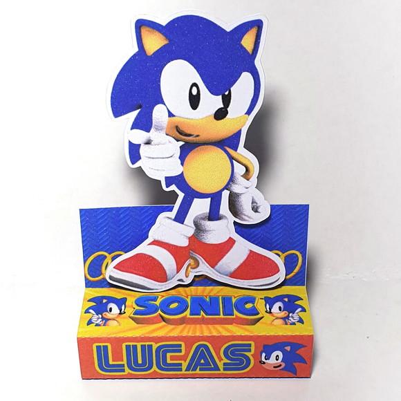 Kit com 20 Caixas Bis Duplo - Sonic