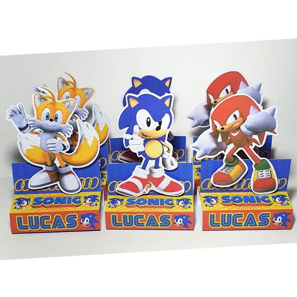 Kit com 20 Caixas Bis Duplo - Sonic