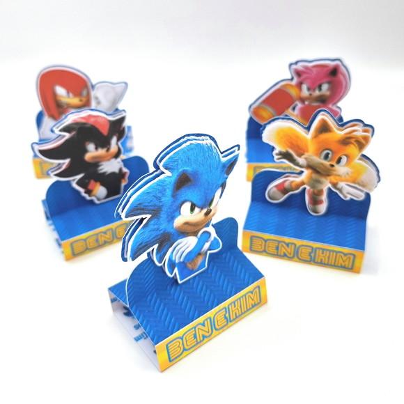 Kit com 20 Caixas Bis Duplo - Sonic 2