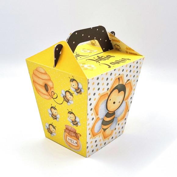 Kit de Caixas Personalizadas 20 Peças - Abelhinha