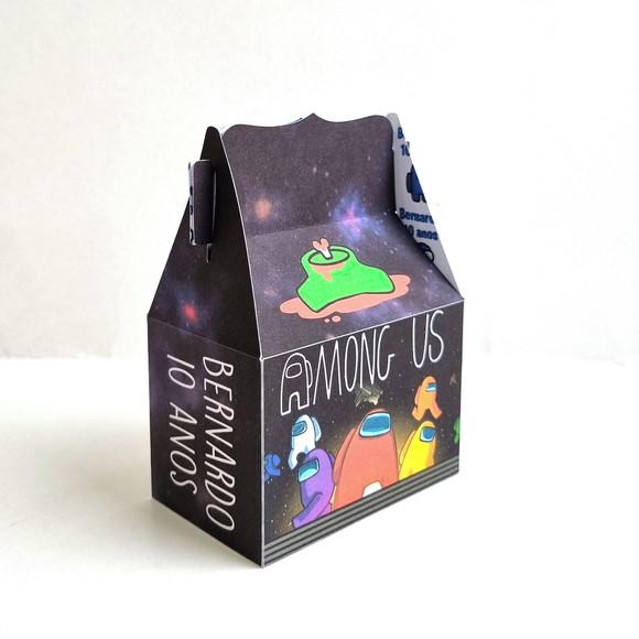 Kit de Caixas Personalizadas 20 Peças - Among Us