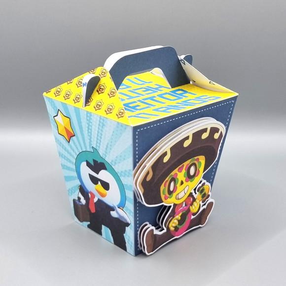 Kit de Caixas Personalizadas 20 Peças - Brawl Stars