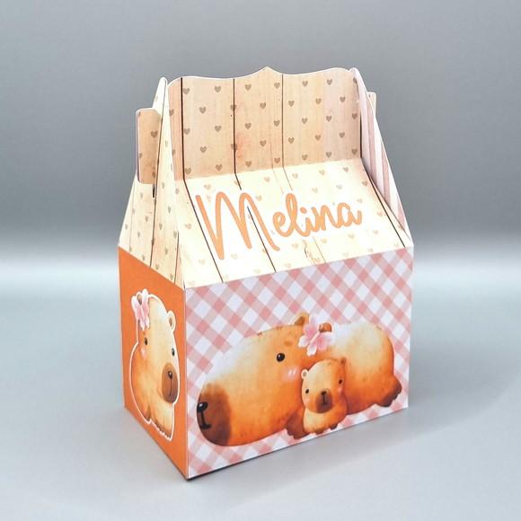 Kit de Caixas Personalizadas 20 Peças - Capivara Modelo 2