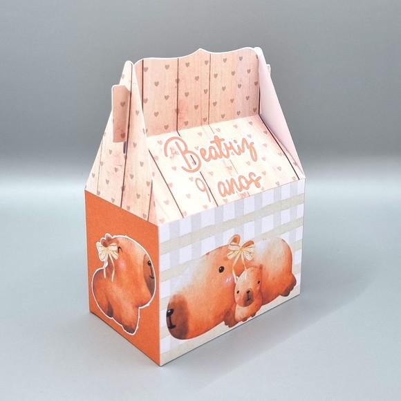 Kit de Caixas Personalizadas 20 Peças - Capivara Modelo 1
