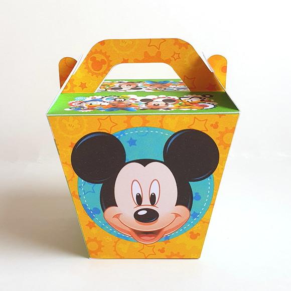 Kit de Caixas Personalizadas 20 Peças - Casa do Mickey