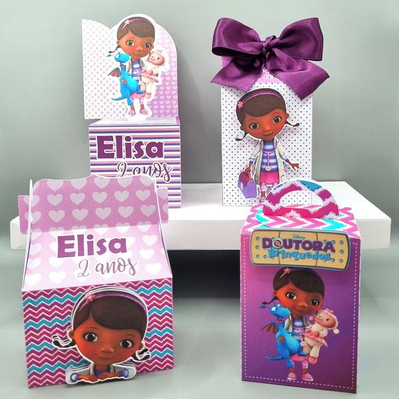 Kit de Caixas Personalizadas 20 Peças - Doutora Brinquedos