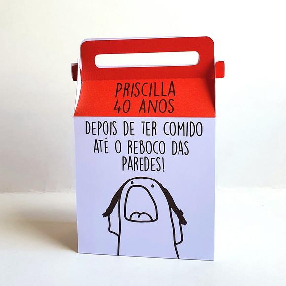 Kit de Caixas Personalizadas 20 Peças - Flork Bentô Florky