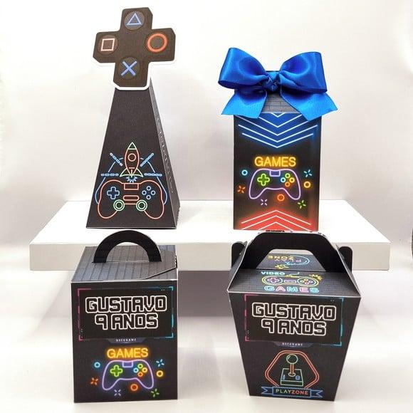 Kit de Caixas Personalizadas 20 Peças - Game