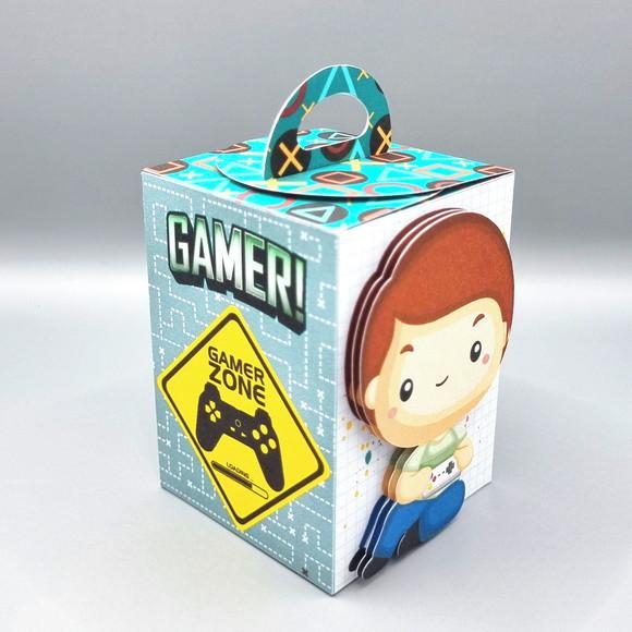 Kit de Caixas Personalizadas 20 Peças - Gamer - Vídeo Game
