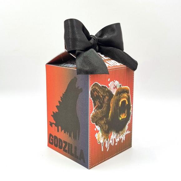 Kit de Caixas Personalizadas 20 Peças - Godzilla Vs Kong