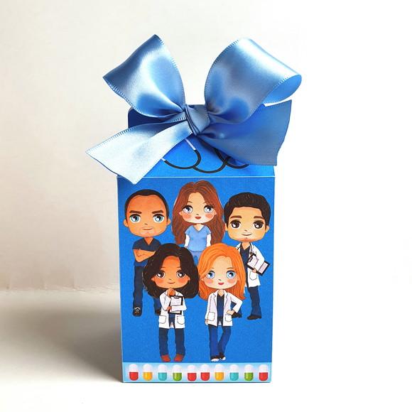 Kit de Caixas Personalizadas 20 Peças - Greys Anatomy