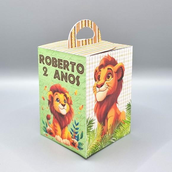 Kit de Caixas Personalizadas 20 Peças - Leãozinho