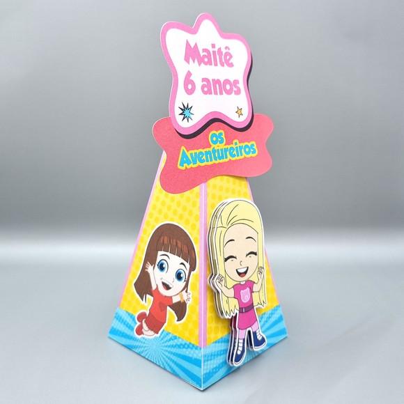 Kit de Caixas Personalizadas 20 Peças - Luccas Neto Rosa