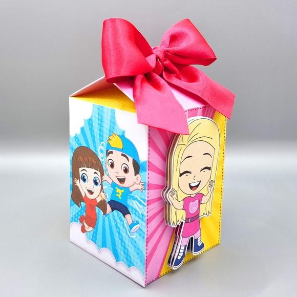 Kit de Caixas Personalizadas 20 Peças - Luccas Neto Rosa
