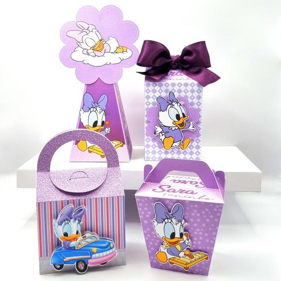 Kit de Caixas Personalizadas 20 Peças - Margarida Baby