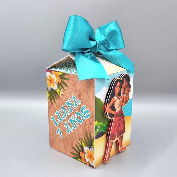 Kit de Caixas Personalizadas 20 Peças - Moana 2