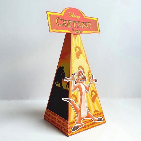 Kit de Caixas Personalizadas 20 Peças - o Rei Leão