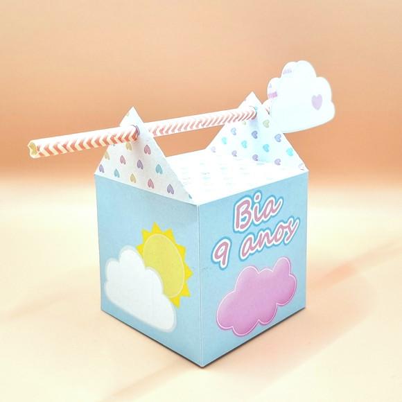 Kit de Caixas Personalizadas 20 Peças - Nuvens