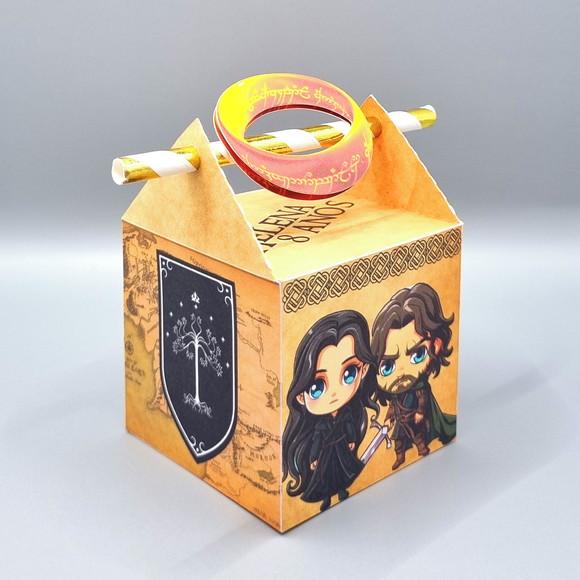 Kit de Caixas Personalizadas 20 Peças - o Senhor dos Anéis