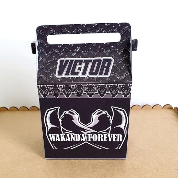 Kit de Caixas Personalizadas 20 Peças - Pantera Negra