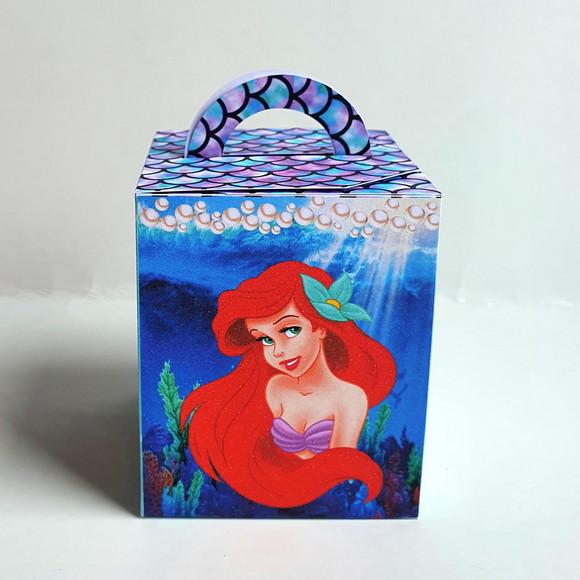 Kit de Caixas Personalizadas 20 Peças - Pequena Sereia