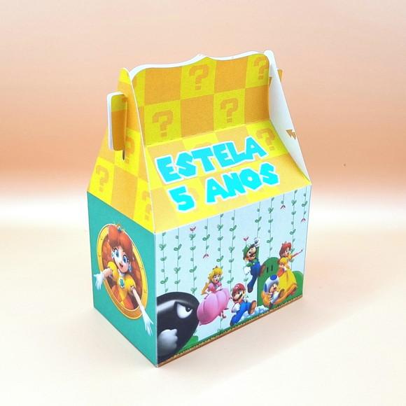 Kit de Caixas Personalizadas 20 Peças - Princesa Daisy