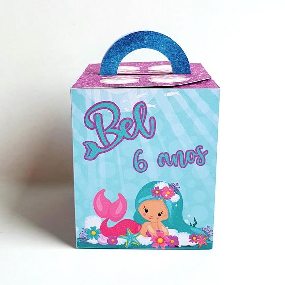 Kit de Caixas Personalizadas 20 Peças - Sereia Floral