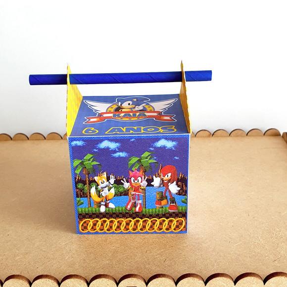 Kit de Caixas Personalizadas 20 Peças - Sonic Mod 1