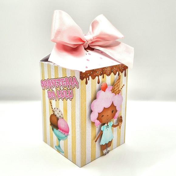 Kit de Caixas Personalizadas 20 Peças - Sorveteria