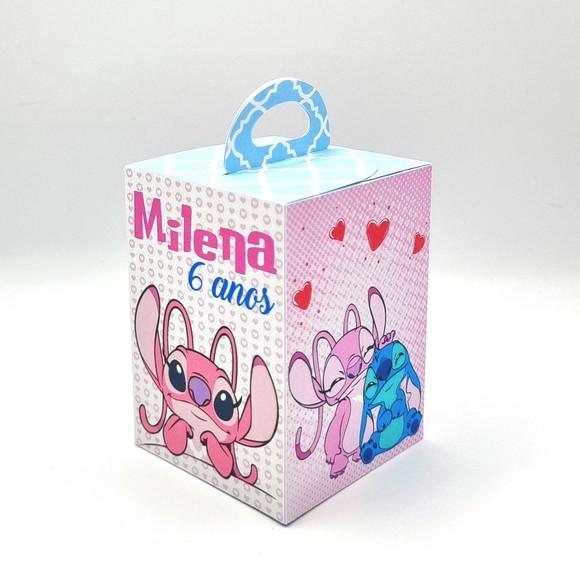 Kit de Caixas Personalizadas 20 Peças - Stitch e Angel
