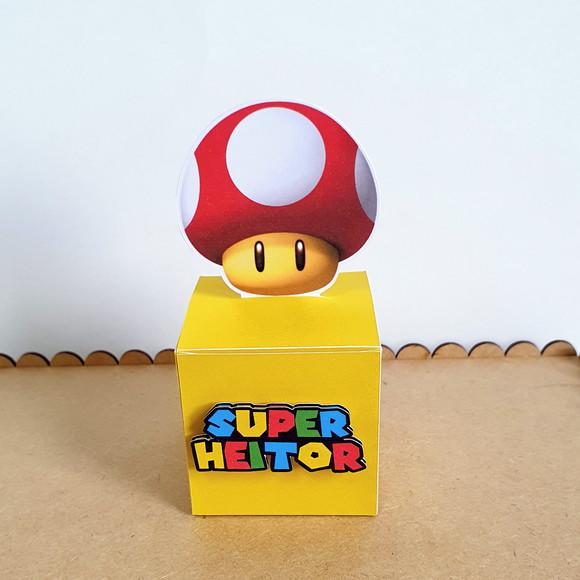 Kit de Caixas Personalizadas 20 Peças - Super Mario