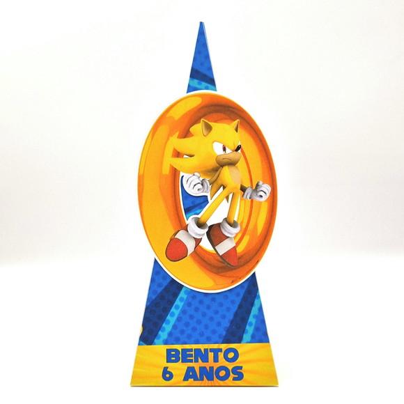 Kit de Caixas Personalizadas 20 Peças - Super Sonic