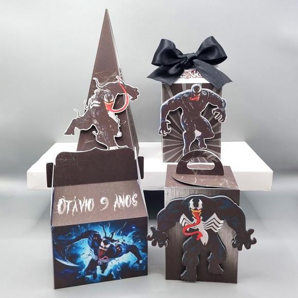 Kit de Caixas Personalizadas 20 Peças - Venom
