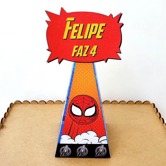 Kit de Caixas Personalizadas 20 Peças - Vingadores Cute
