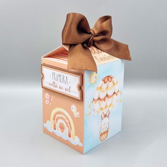 Kit de Caixas Personalizadas 20 Peças Primeira Volta ao Sol