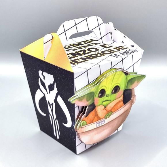 Kit de Caixas Personalizadas 20 Peças Star Wars Mandalorian