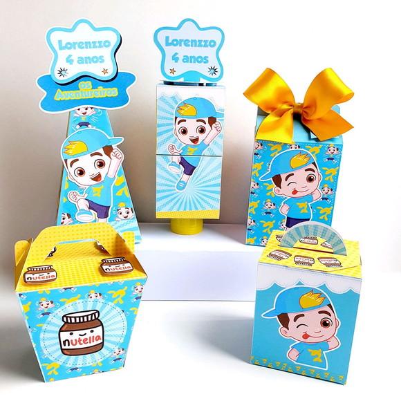 Kit de Caixas Personalizadas 25 Peças - Luccas Neto