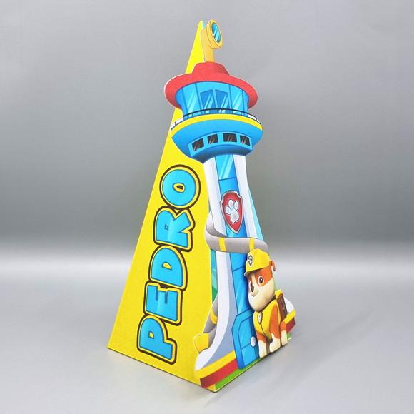 Kit de Caixas Personalizadas 30 Pçs - Patrulha Canina Rubble