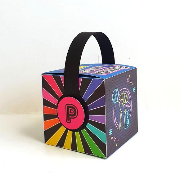 Kit de Caixas Personalizadas 30 Peças - Anos 70 e 80