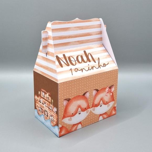 Kit de Caixas Personalizadas 30 Peças - Arca de Noé