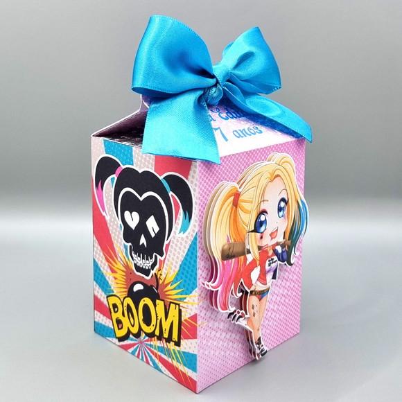 Kit de Caixas Personalizadas 30 Peças - Arlequina