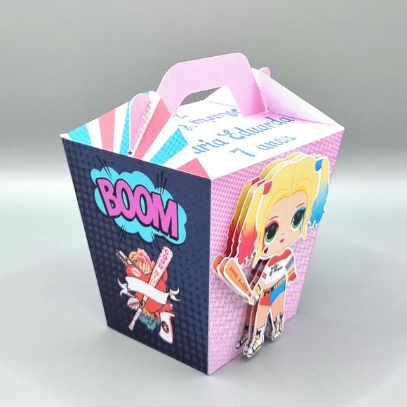 Kit de Caixas Personalizadas 30 Peças - Arlequina